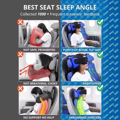 Premium Sleep Bundle: Eye Mask & Pillow