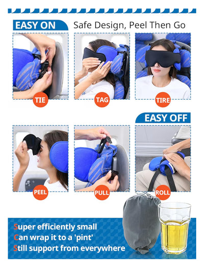 Premium Sleep Bundle: Eye Mask & Pillow