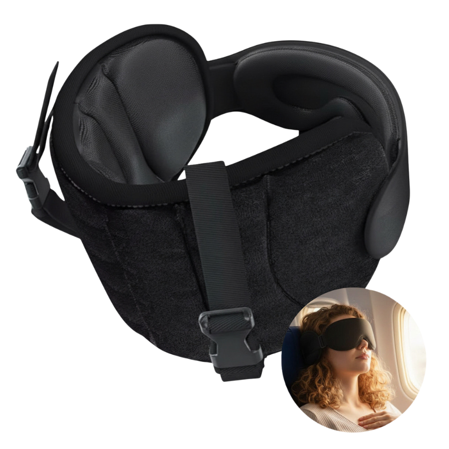 Premium Sleep Bundle: Eye Mask & Pillow