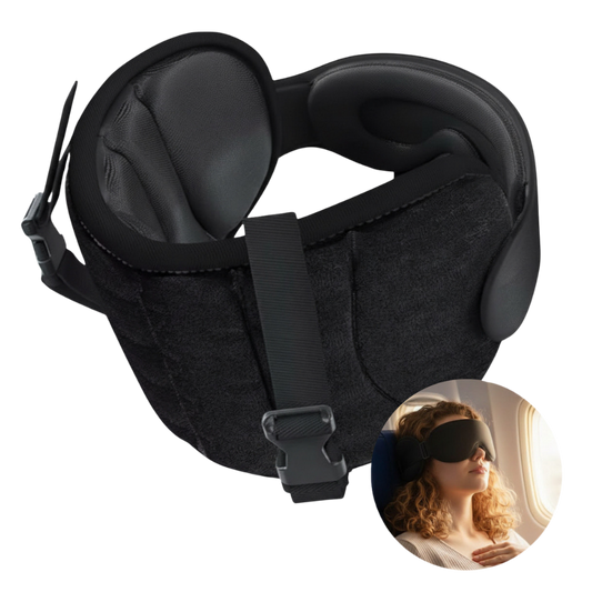 Paquete Premium para Dormir: Antifaz y Almohada